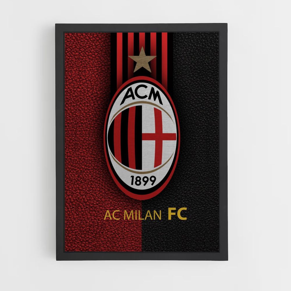 Pôster do logotipo do AC Milan