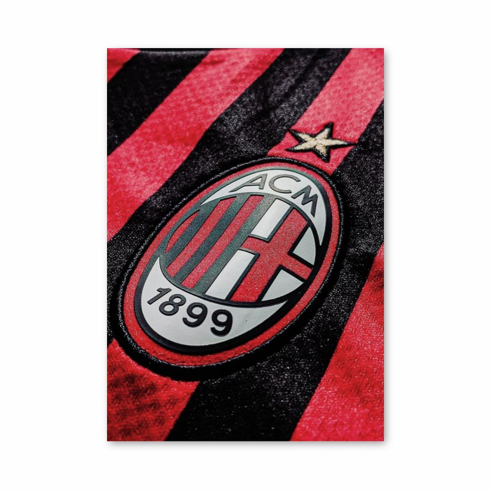 Pôster Camisa Milan AC