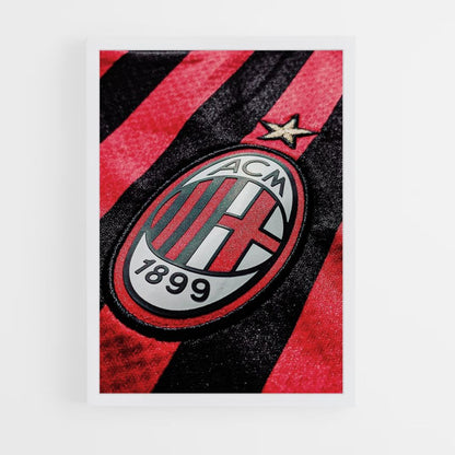 Pôster Camisa Milan AC