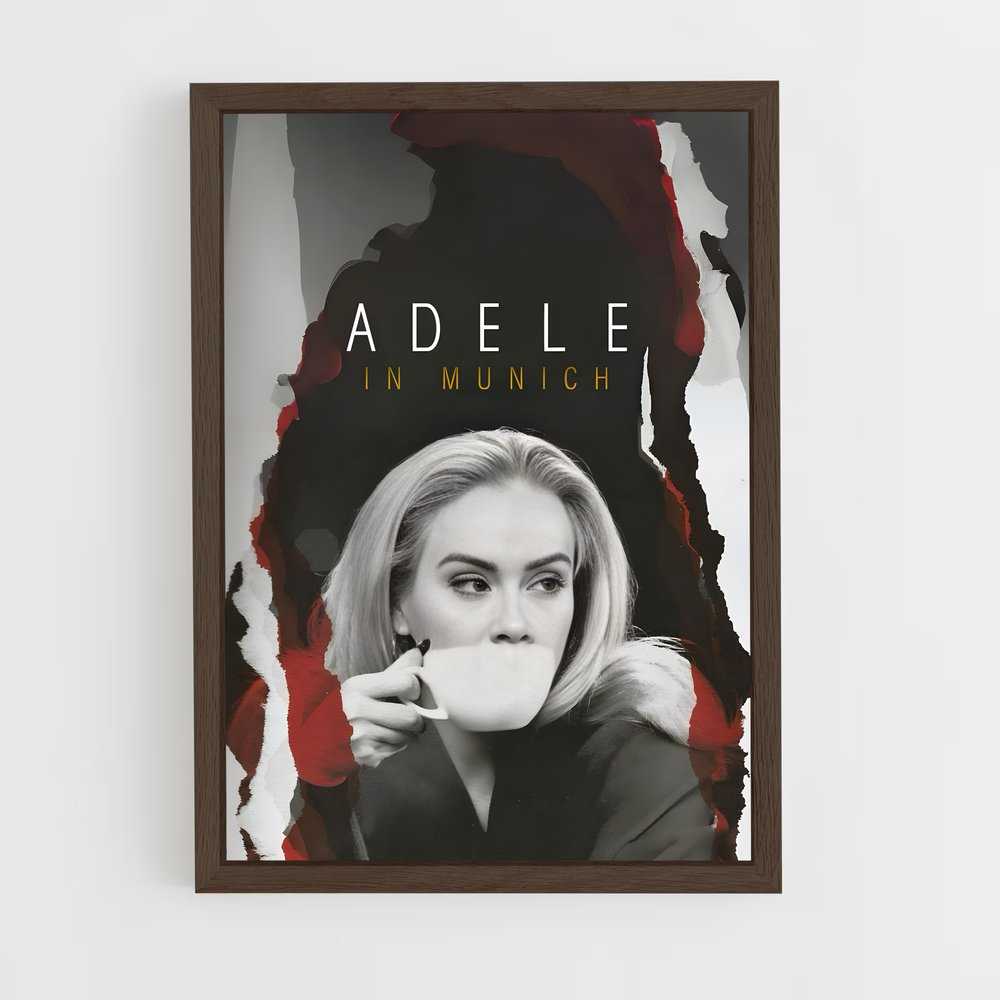 adele-13 cadre Bois foncé