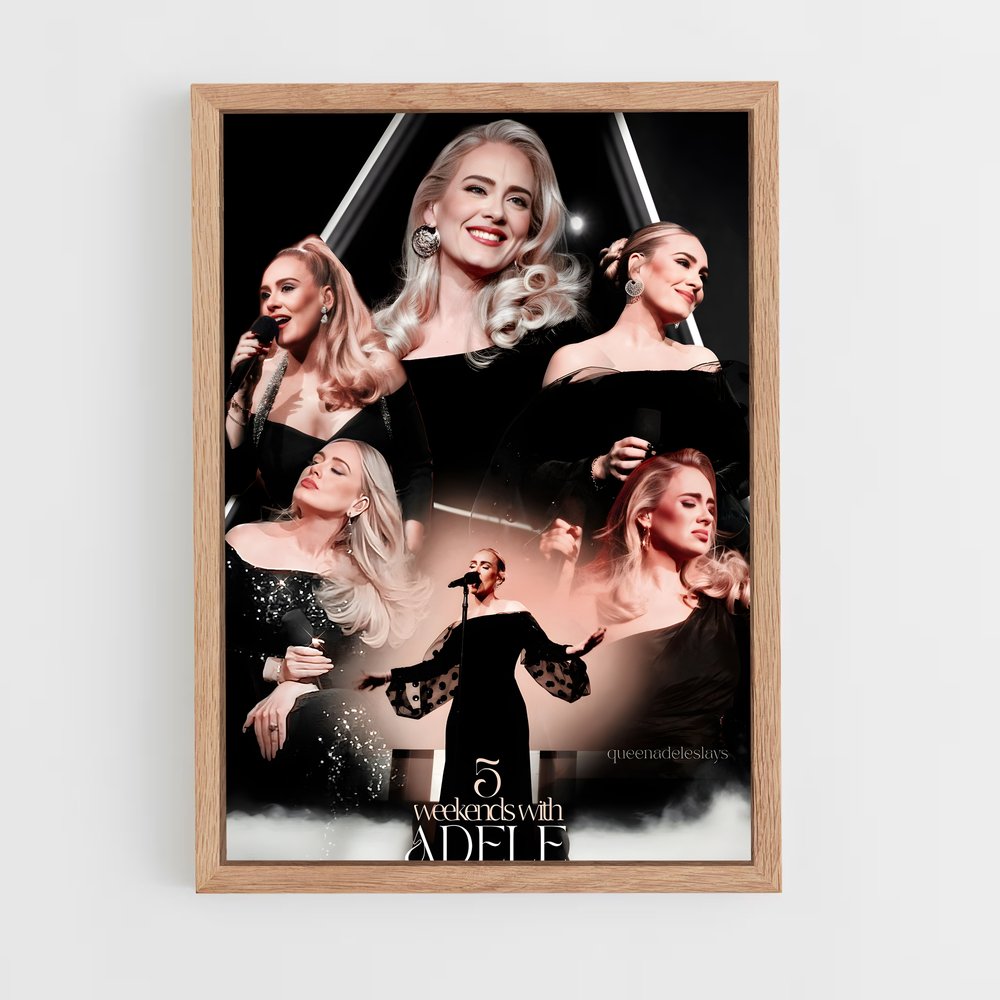 adele-5 cadre Bois clair