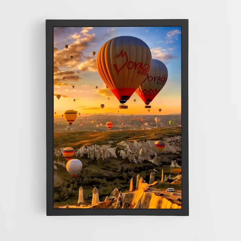 air-balloon-10 cadre Noir