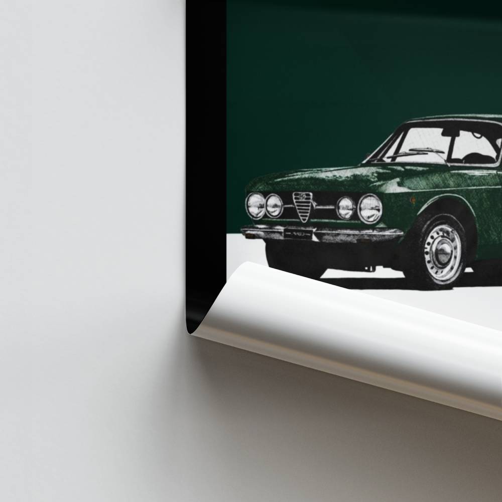 Poster Alfa Romeo Verde