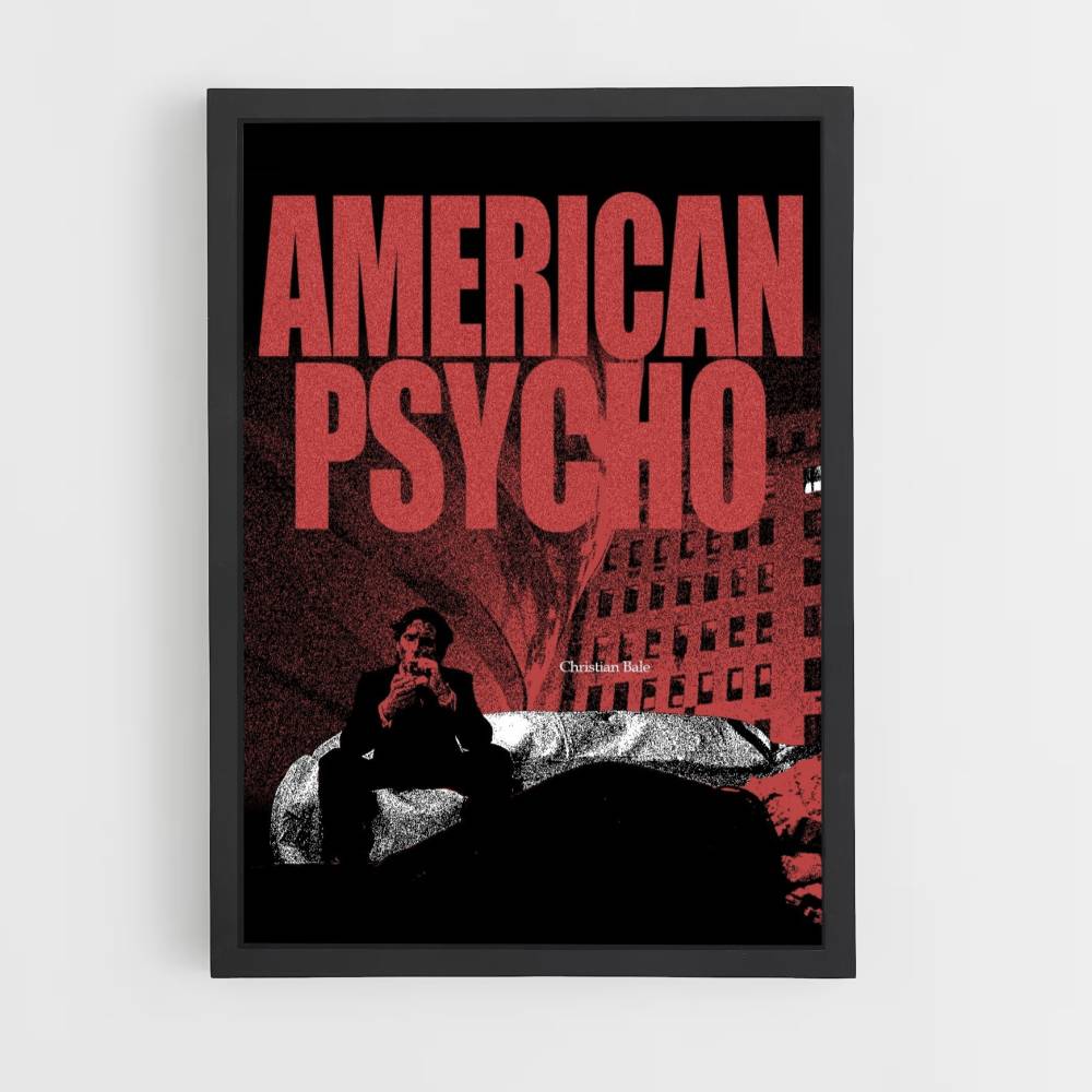 Pôster American Psycho Red