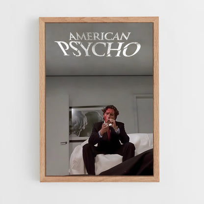 american-psycho-7 cadre Bois clair