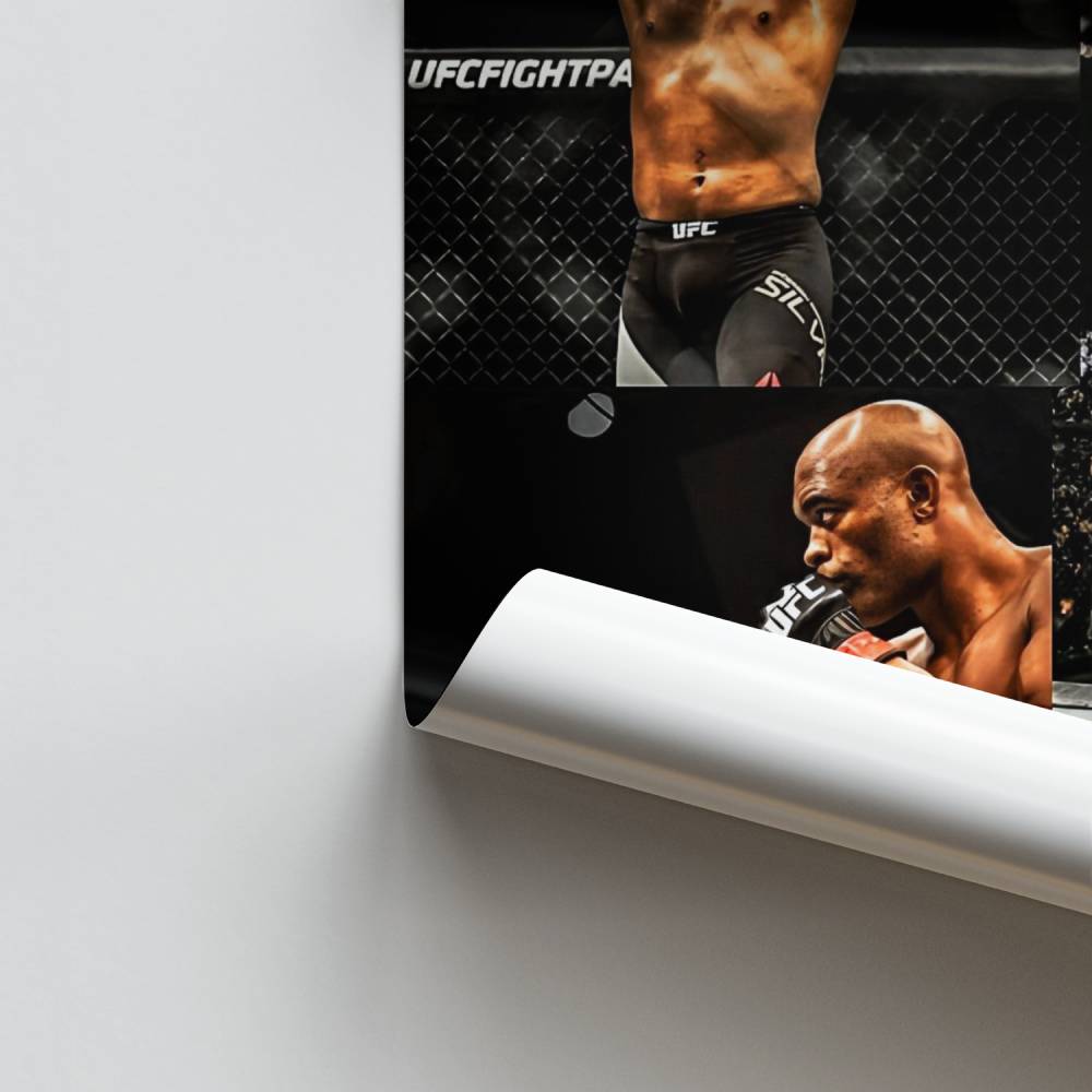 Pôster Colagem de Anderson Silva