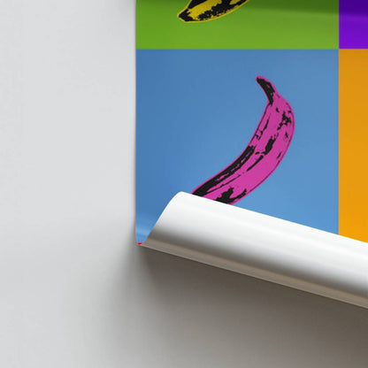 Pôster de banana de Andy Warhol