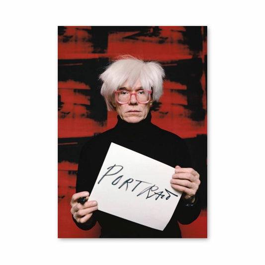 Poster Andy Warhol Portrait