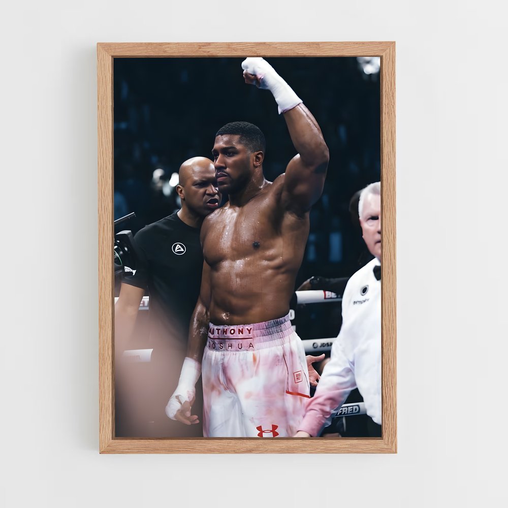 anthony-joshua-4 cadre Bois clair
