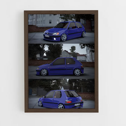 ap-106 gti-2 cadre Bois foncé