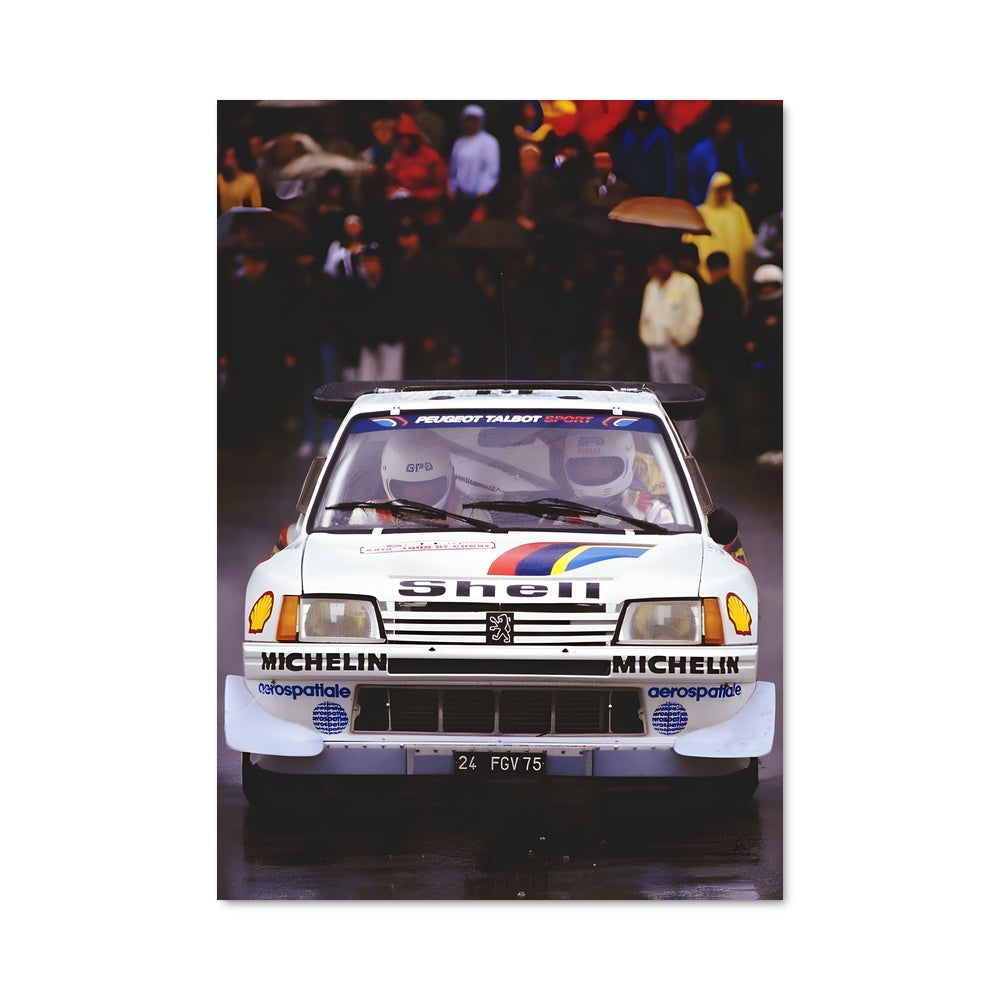Poster Rallye Peugeot 24