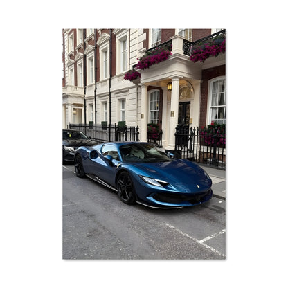 Poster London Blue