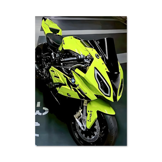 Poster La Moto Jaune
