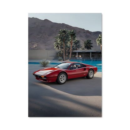 Poster Ferrari au Bord de l'Eau