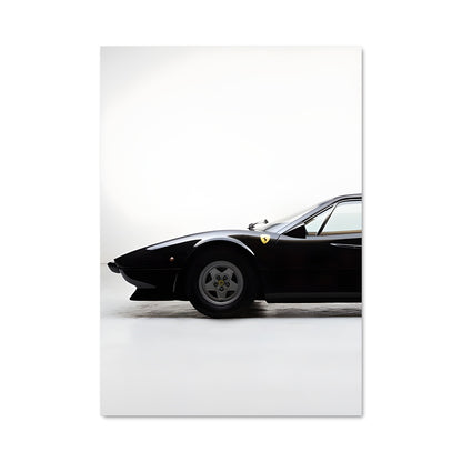 Poster Ferrari Noir 308