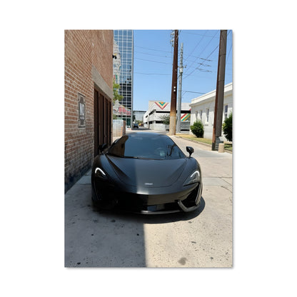 Poster MCLAREN Noir Élégance
