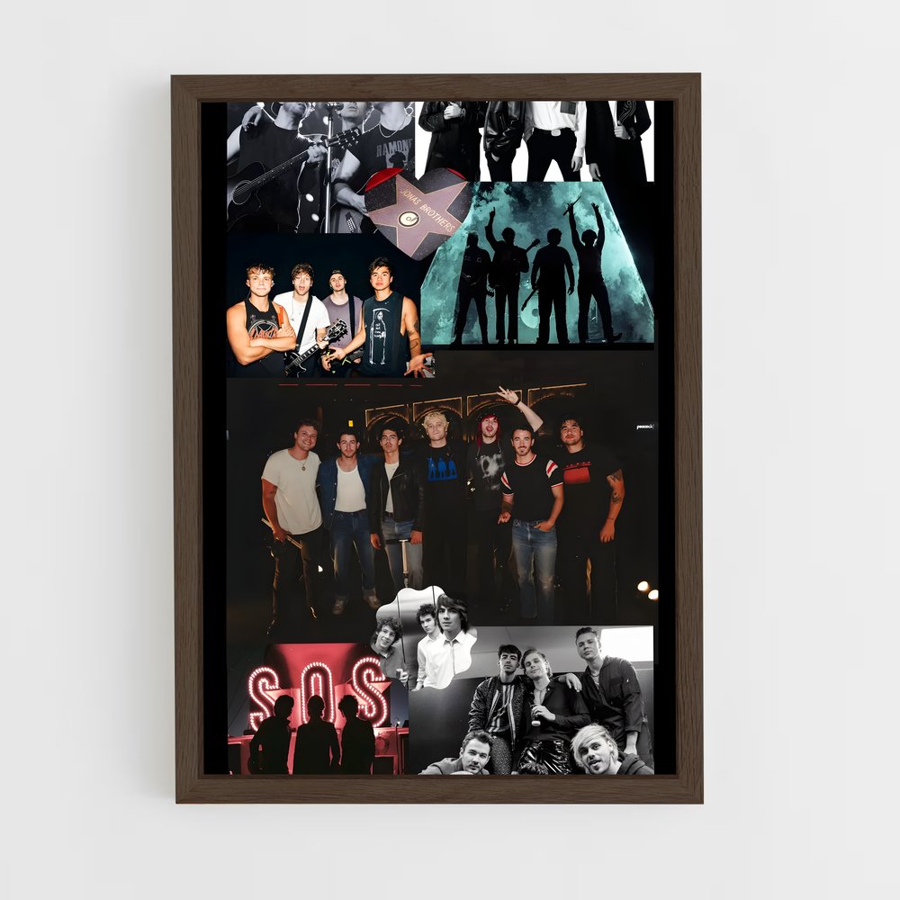 ap-5 seconds of summer-3 cadre Bois foncé