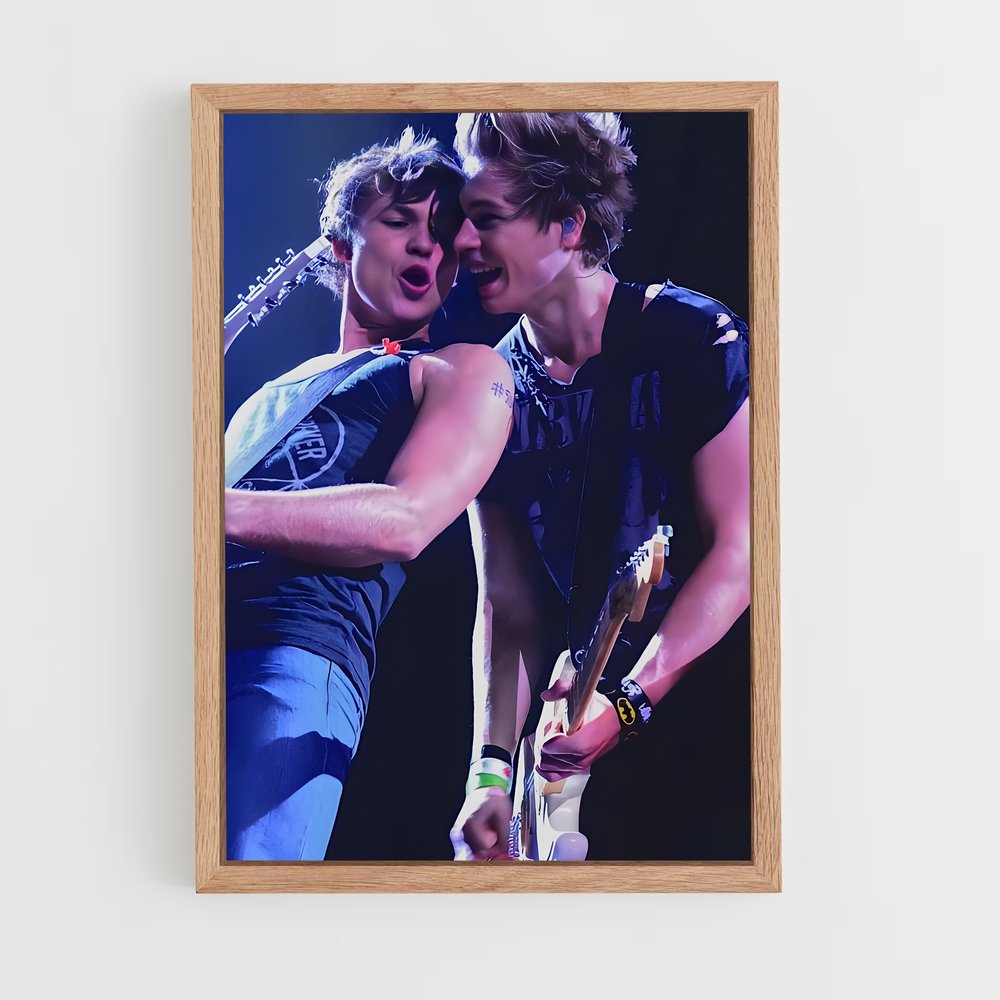 ap-5 seconds of summer-4 cadre Bois clair