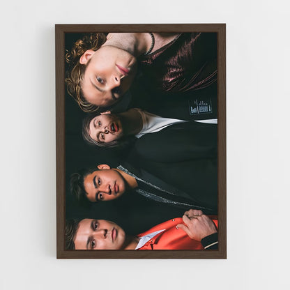 ap-5 seconds of summer-5 cadre Bois foncé