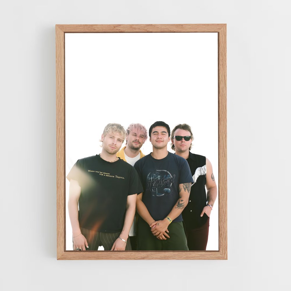 ap-5 seconds of summer-7 cadre Bois clair