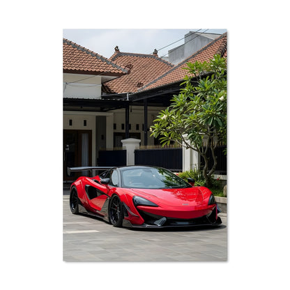 Poster McLaren Red Fury