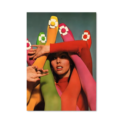 Poster La Couturière Colorée