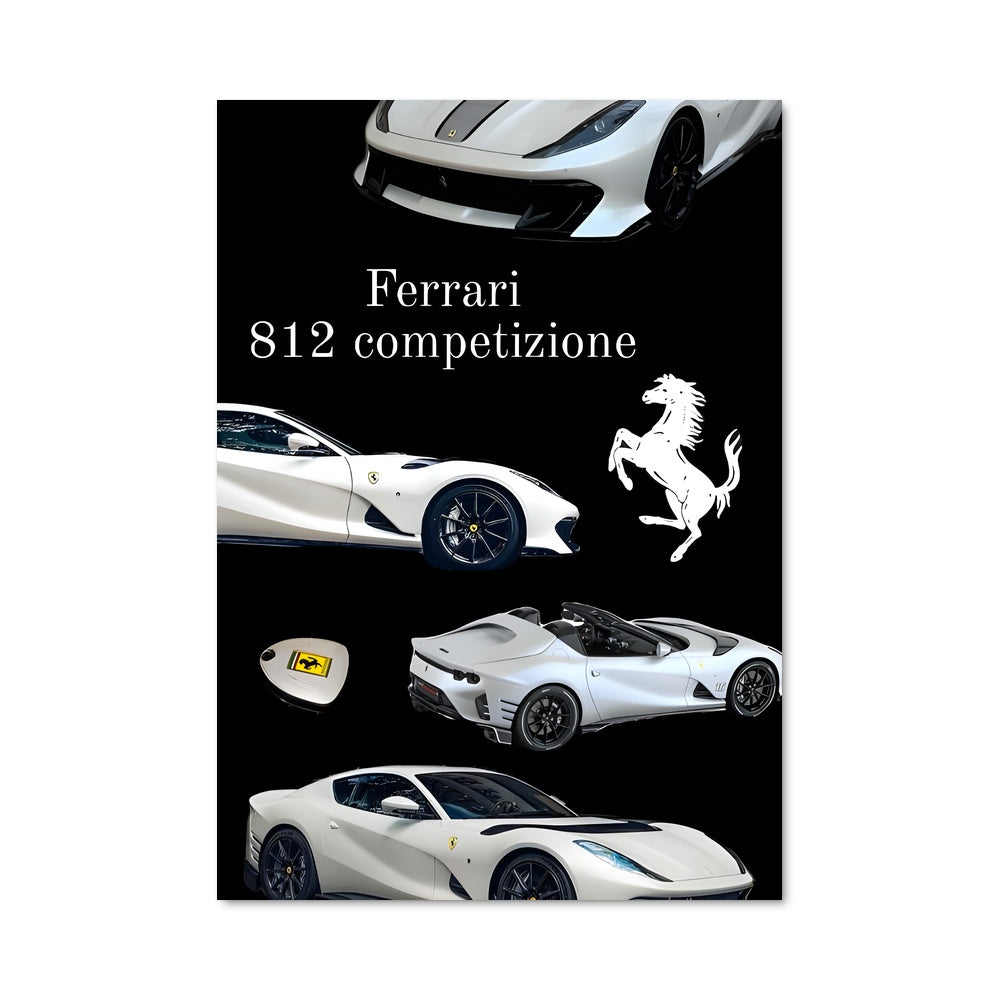 Poster Évolution Ferrari