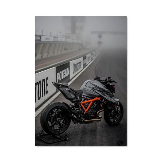 Poster Piste Brumeuse