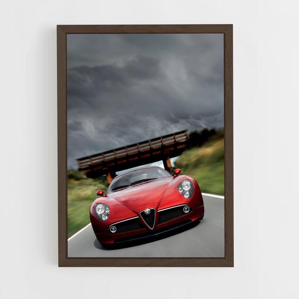 ap-8c competizione-3 cadre Bois foncé