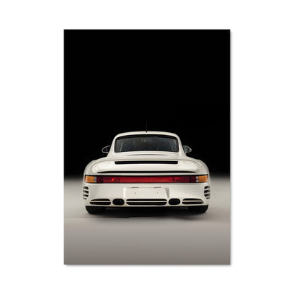 Poster Porsche Nocturne
