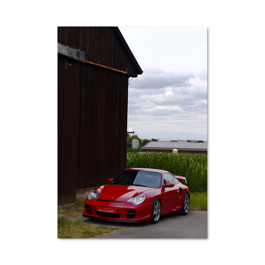 Poster Sportive en Rouge