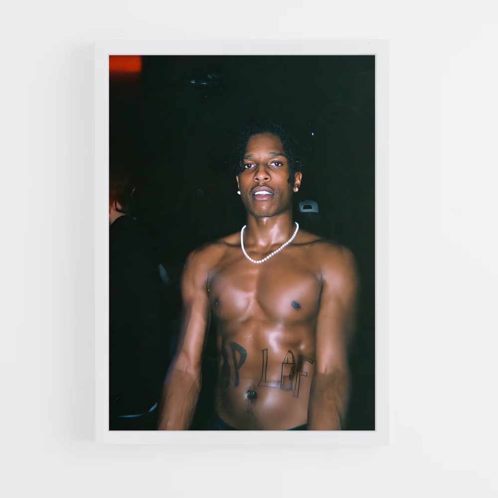ap-a$ap rocky-3 cadre Blanc
