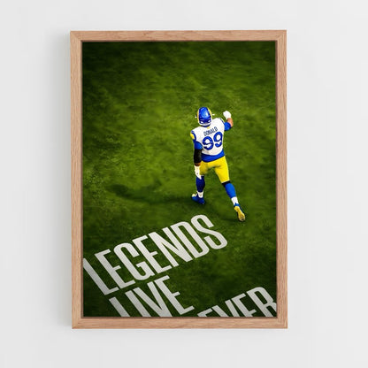ap-aaron donald-1 cadre Bois clair