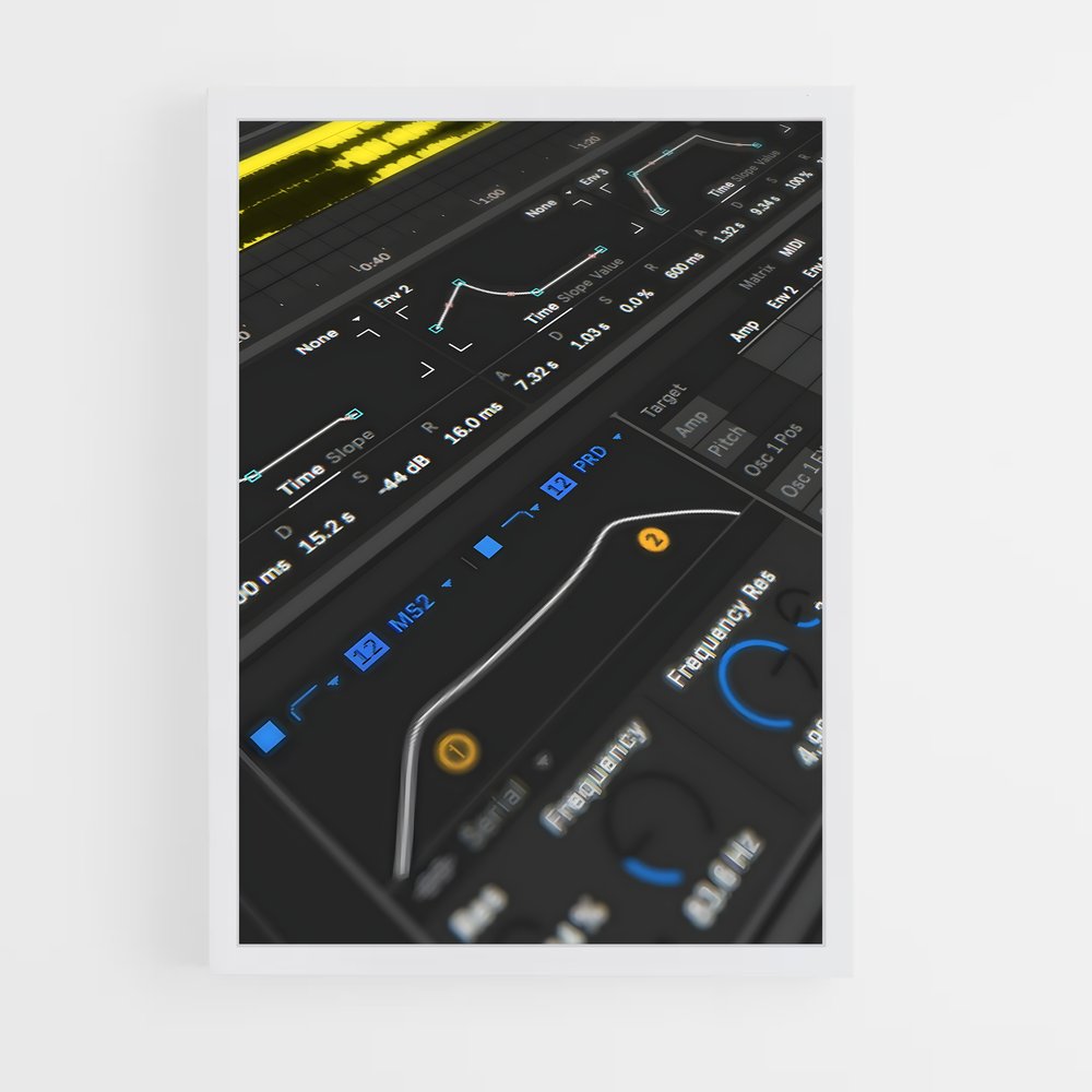 ap-ableton live-1 cadre Blanc
