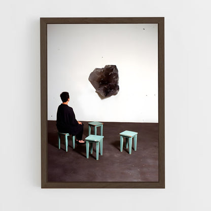 ap-abramovic performance sculptures-1 cadre Bois foncé