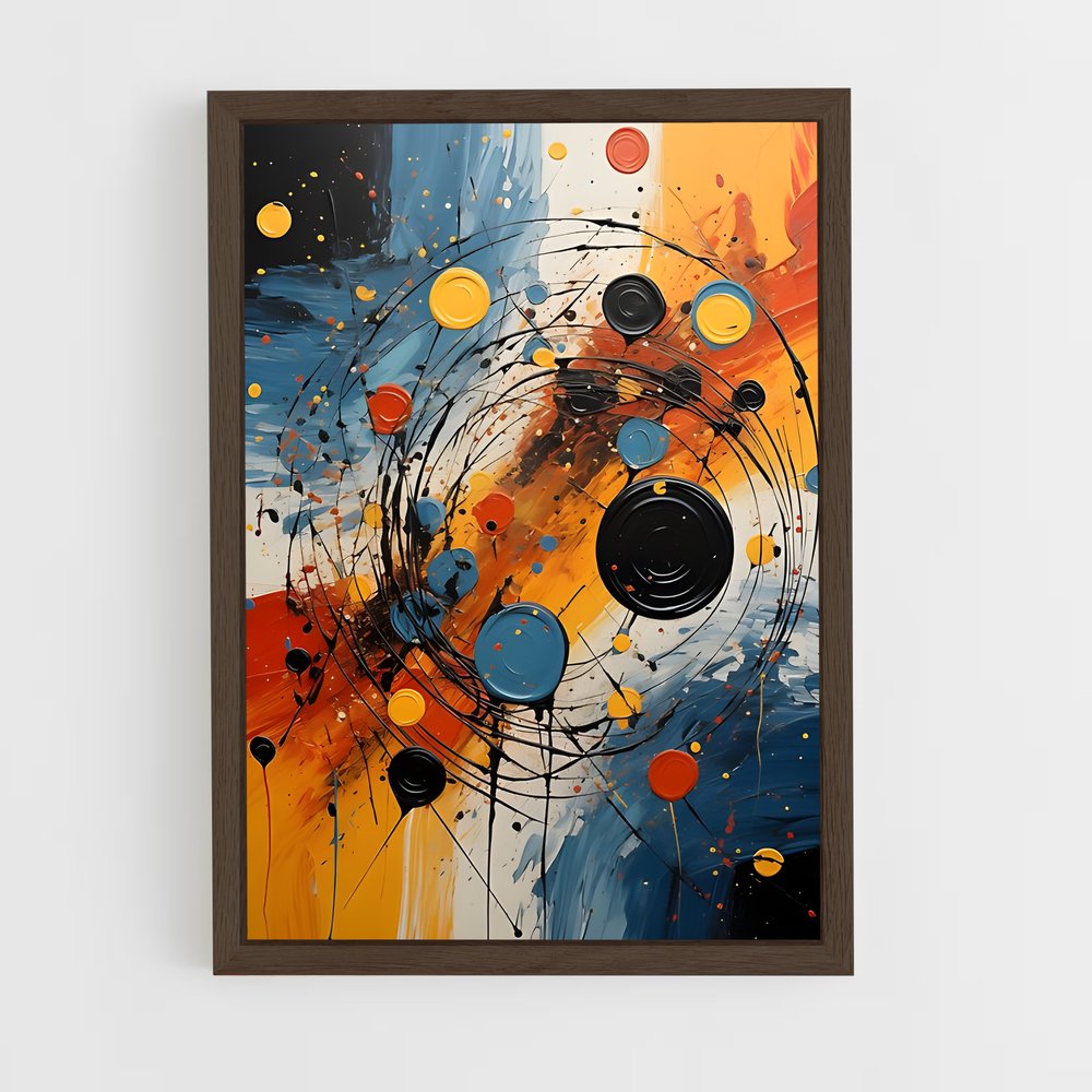 ap-abstract-3 cadre Bois foncé