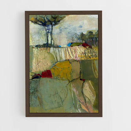 ap-abstract expressionism-2 cadre Bois foncé