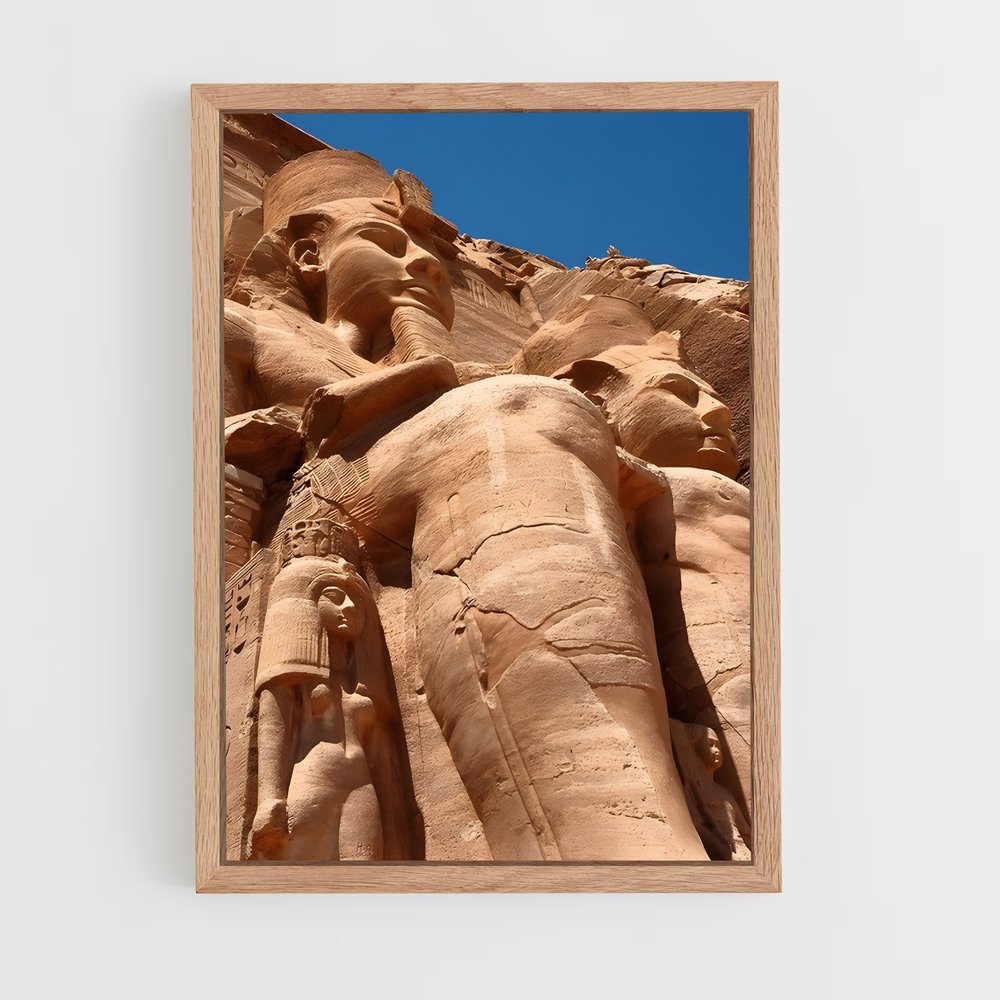 ap-abu simbel temples-2 cadre Bois clair