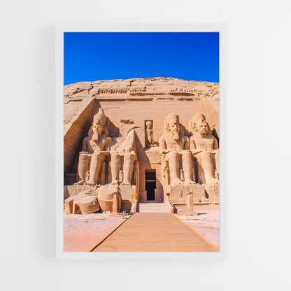 ap-abu simbel temples-3 cadre Blanc