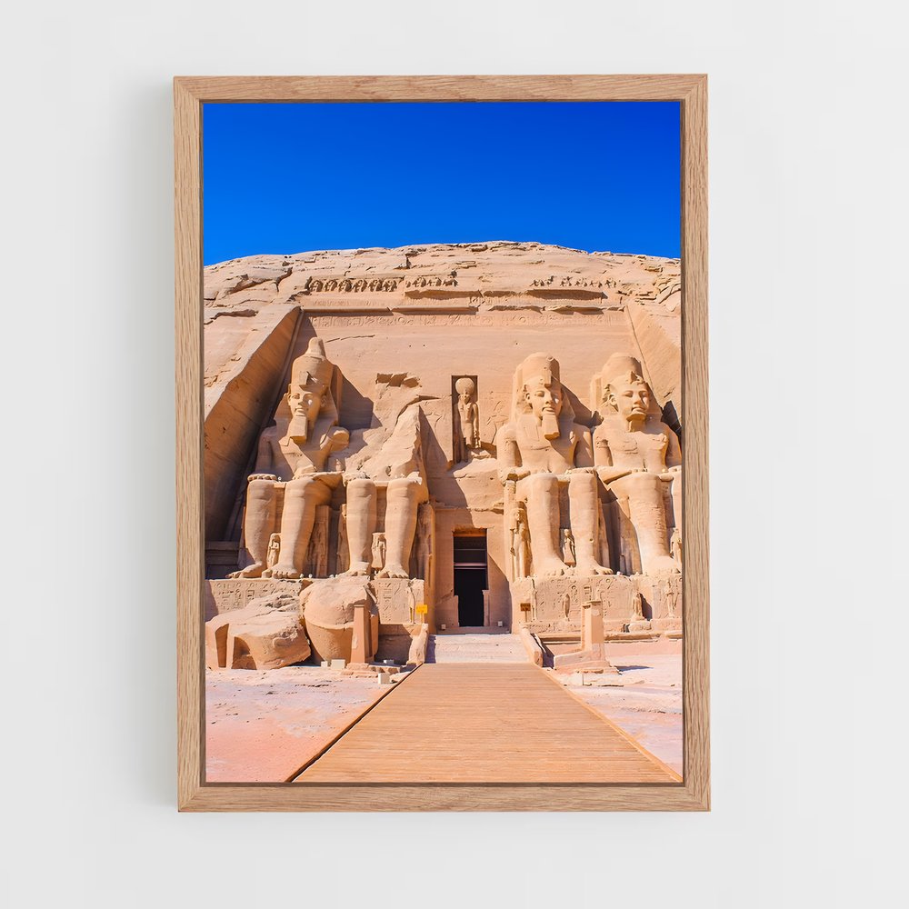 ap-abu simbel temples-3 cadre Bois clair