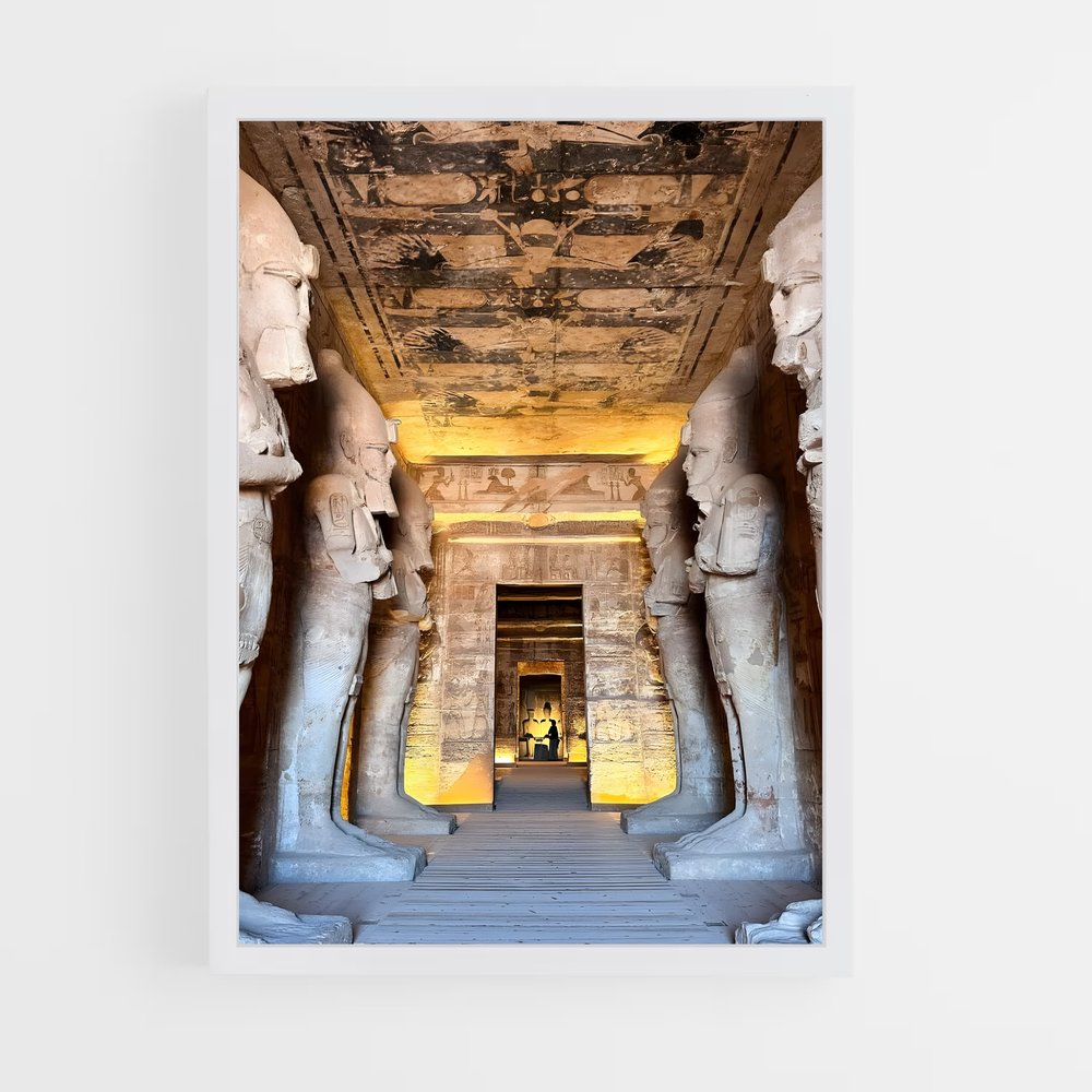 ap-abu simbel temples-5 cadre Blanc