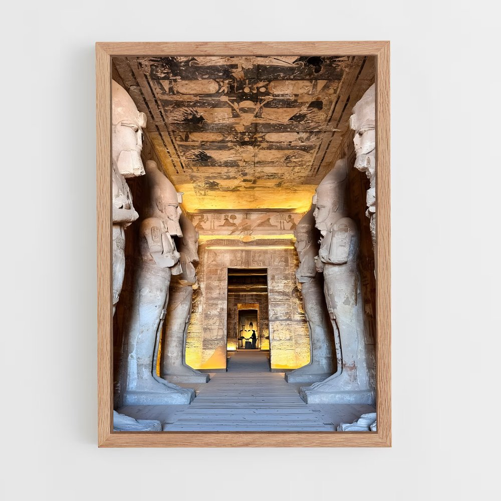 ap-abu simbel temples-5 cadre Bois clair