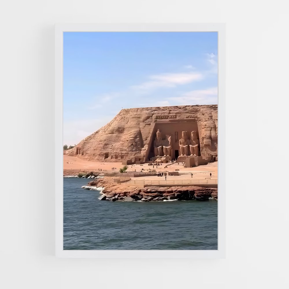 ap-abu simbel temples-6 cadre Blanc