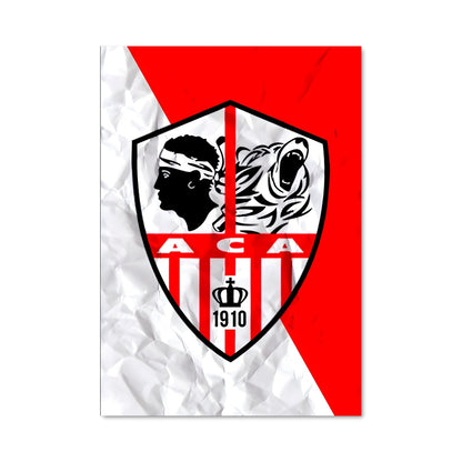 Poster Ajaccio Stripes