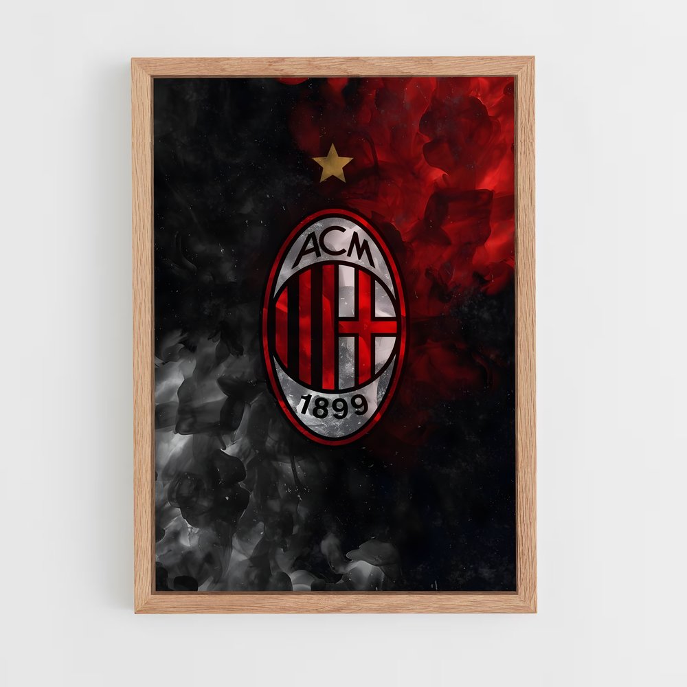 ap-ac milan-4 cadre Bois clair