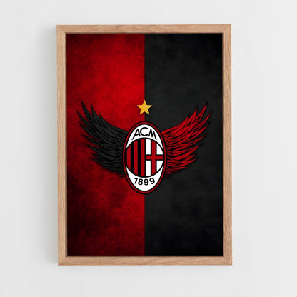 ap-ac milan-8 cadre Bois clair
