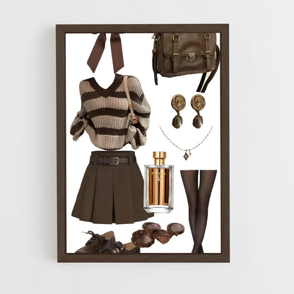 ap-academia fashion-9 cadre Bois foncé