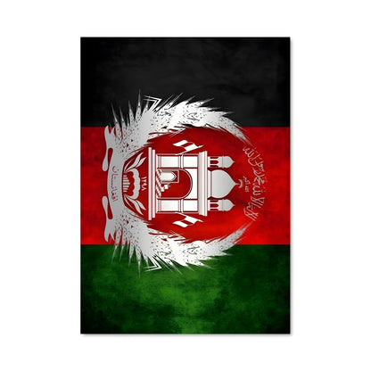 Poster Drapeau de l'Afghanistan