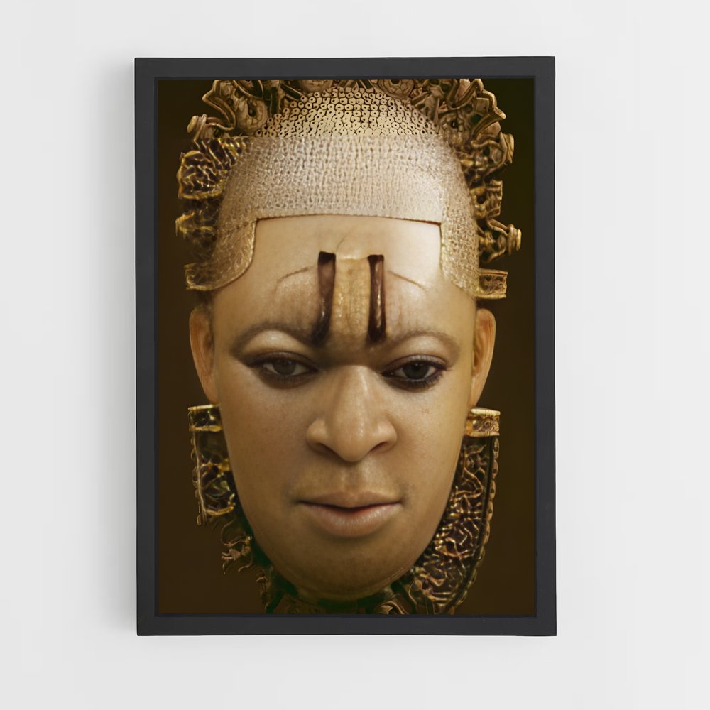 ap-african masks-3 cadre Noir