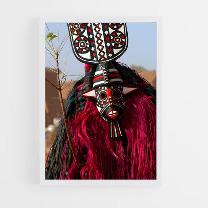 ap-african masks-4 cadre Blanc